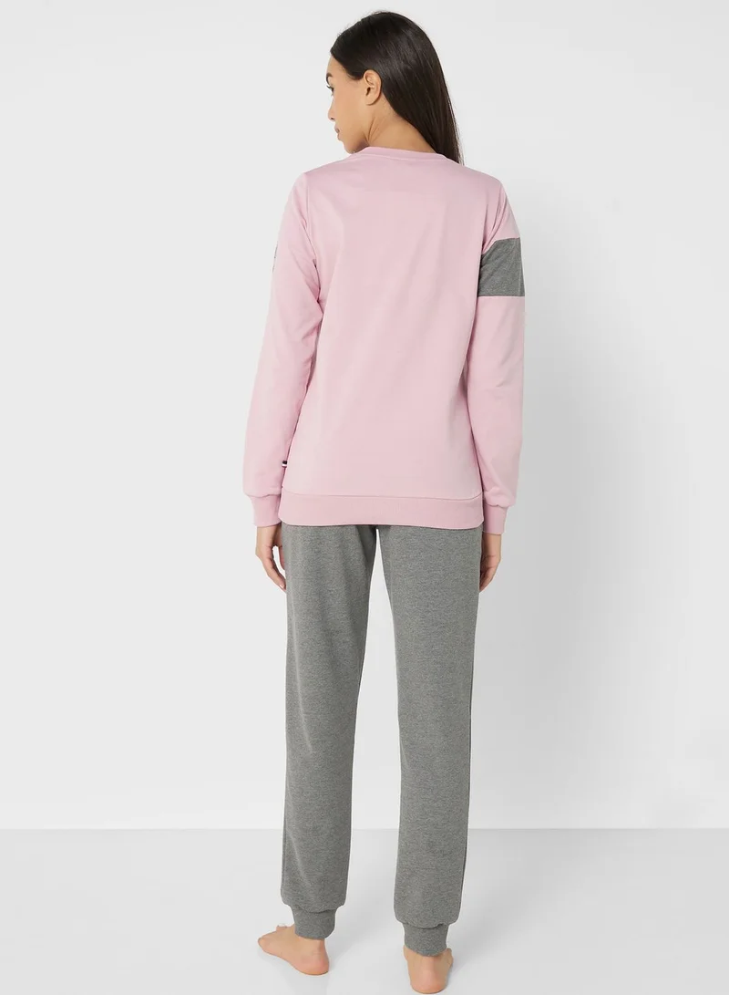 U.S. Polo Assn. High Waist Logo Pyjama Set