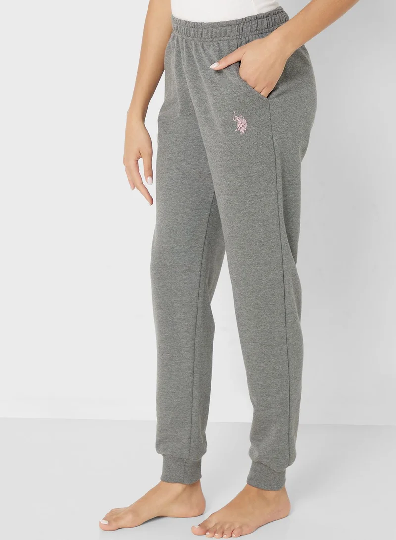 U.S. Polo Assn. High Waist Logo Pyjama Set