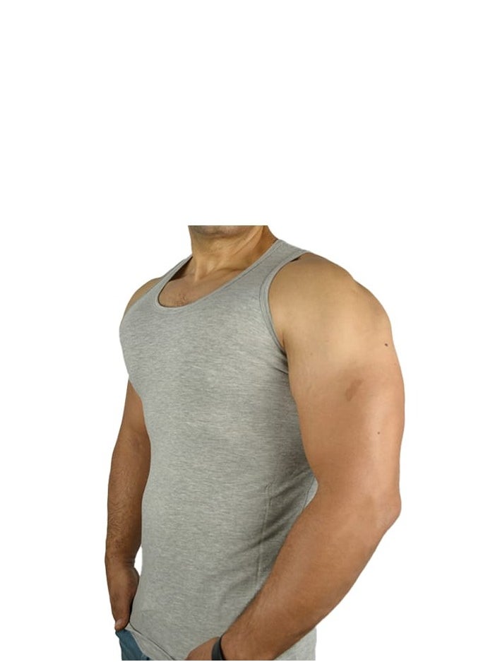 Future Sleeveless Undershirt, Grey For men Size M  - Image 2