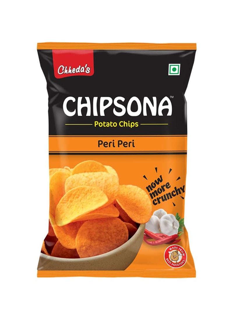 Chheda's Peri Peri Chipsona Potato Chips 90g - Image 1