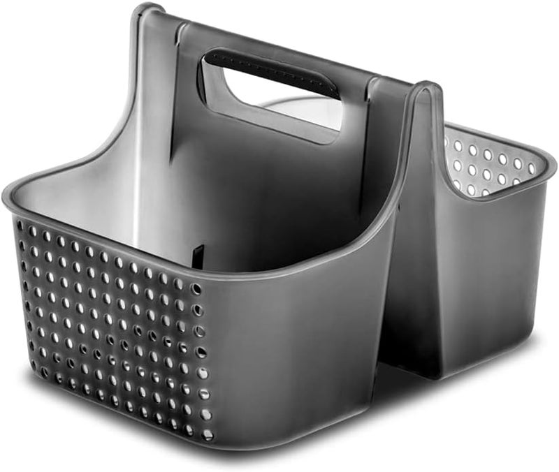 Madesmart Large Soft Grip Tote, Under Sink Bathroom Storage, Multi-Purpose Home Organization, EPA Certified, Premium Antimicrobial Carbon - Image 1