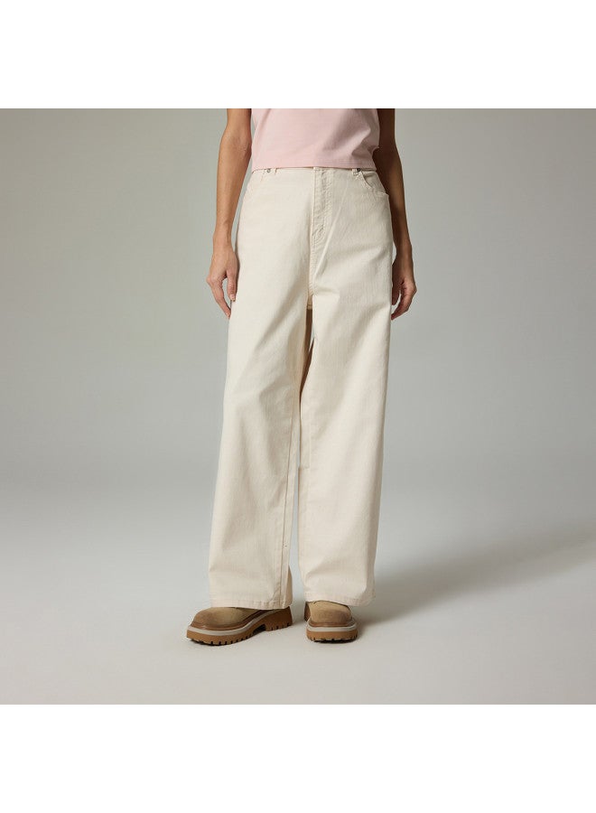 Dickies Spring/summer Women's Relaxed Fit Stretch Wide-leg Casual Pants - Image 2