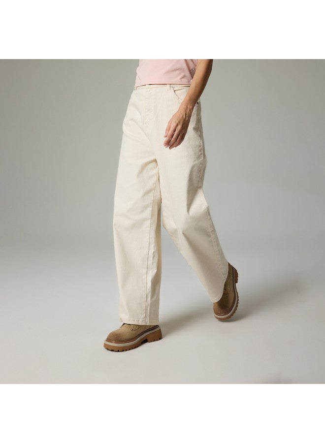 Dickies Spring/summer Women's Relaxed Fit Stretch Wide-leg Casual Pants - Image 5