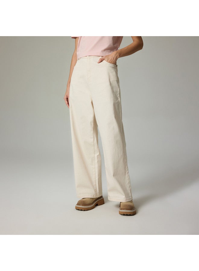 Dickies Spring/summer Women's Relaxed Fit Stretch Wide-leg Casual Pants - Image 4