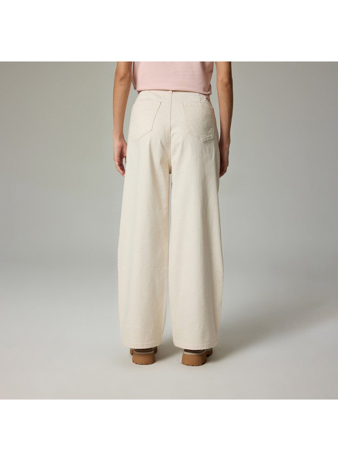 Dickies Spring/summer Women's Relaxed Fit Stretch Wide-leg Casual Pants - Image 3