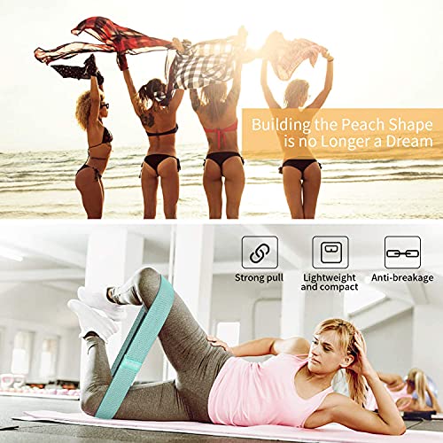 Fashnex Hip Resistance Band for Workout for Women & Men. Exercise Band with Workout Guide, Mini Fabric Loop Resistant Band for Toning, Booty, HIPS, Glutes, Thighs, Legs, Abs at Home or Outdoors. - Image 2