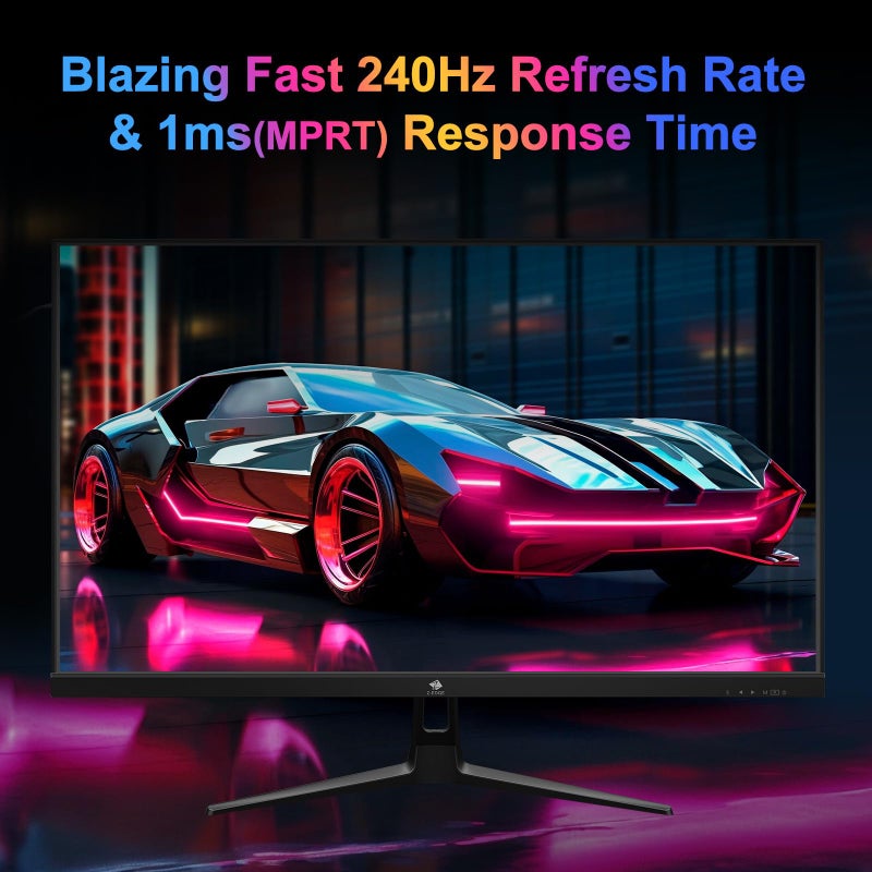 Z Z-Edge شاشة الألعاب Z-Edge مقاس 27 بوصة 1920x1080 IPS 240Hz شاشة ألعاب 1ms بدون إطار LED، UG27PJ AMD Freesync Premium Display Port HDMI مكبرات صوت مدمجة - Image 2