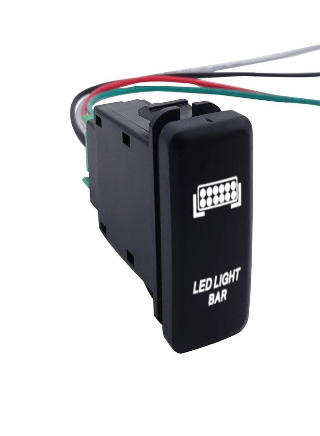 WeiSen مفتاح تشغيل/إيقاف LED من WeiSen، بإضاءة خلفية زرقاء، مع طقم أسلاك توصيل، مناسب لسيارات تويوتا تاكوما وتندرا وفور رنر وغيرها. شريط إضاءة LED أبيض 639510830311 1 - Image 1