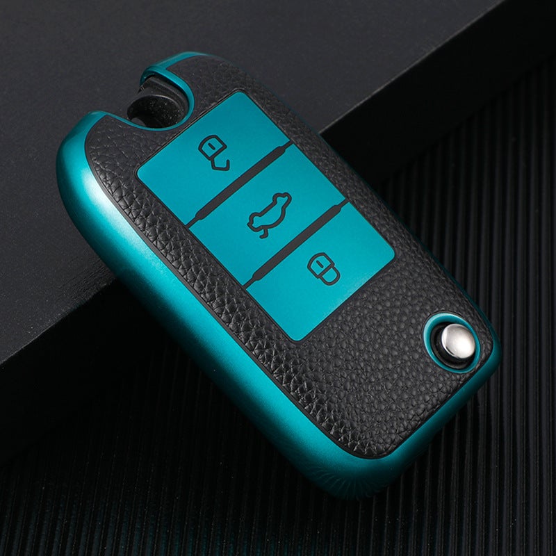 Suitable For Mg Key Cover Car Hs Bag Ezs Bag Zs Leather Shell Mg5 Scorpio Navigator I5 Roewe Rx5 Buckle - Image 4