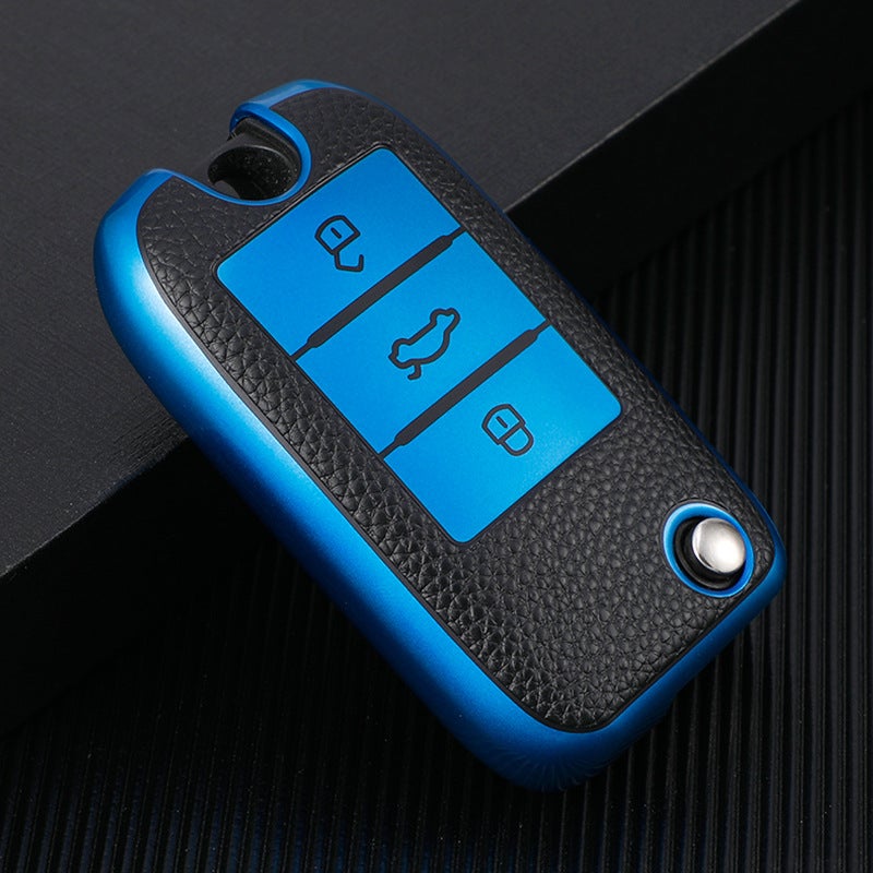 Suitable For Mg Key Cover Car Hs Bag Ezs Bag Zs Leather Shell Mg5 Scorpio Navigator I5 Roewe Rx5 Buckle - Image 3