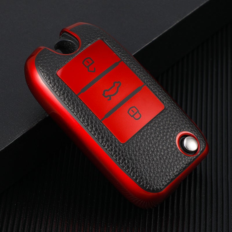 Suitable For Mg Key Cover Car Hs Bag Ezs Bag Zs Leather Shell Mg5 Scorpio Navigator I5 Roewe Rx5 Buckle - Image 5