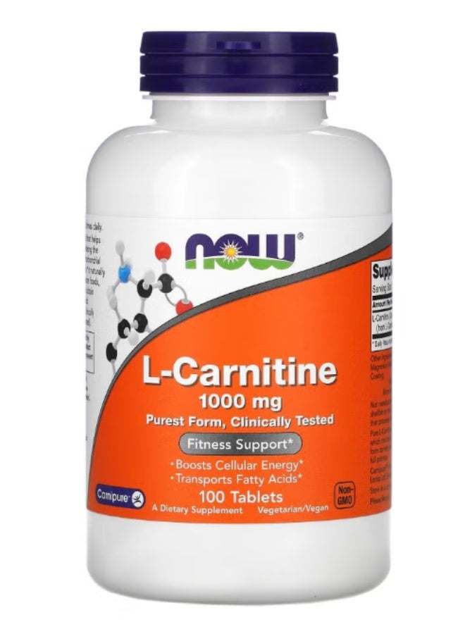 L-Carnitine 1000 mg 100 Tablets