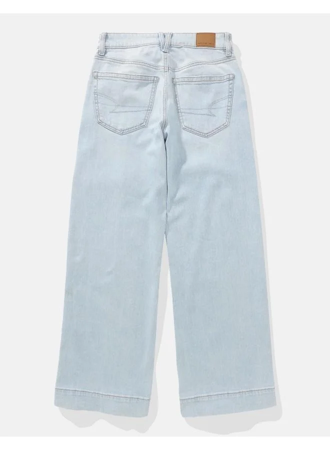 American Eagle AE Dreamy Drapey Stretch Super High-Waisted Baggy Wide-Leg Jean