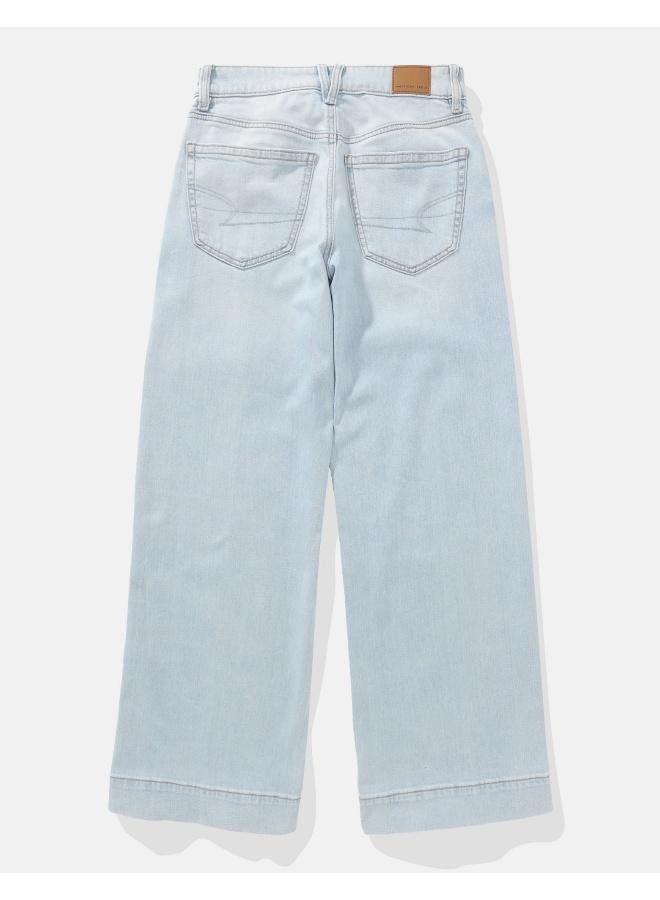 American Eagle AE Dreamy Drapey Stretch Super High-Waisted Baggy Wide-Leg Jean - Image 2