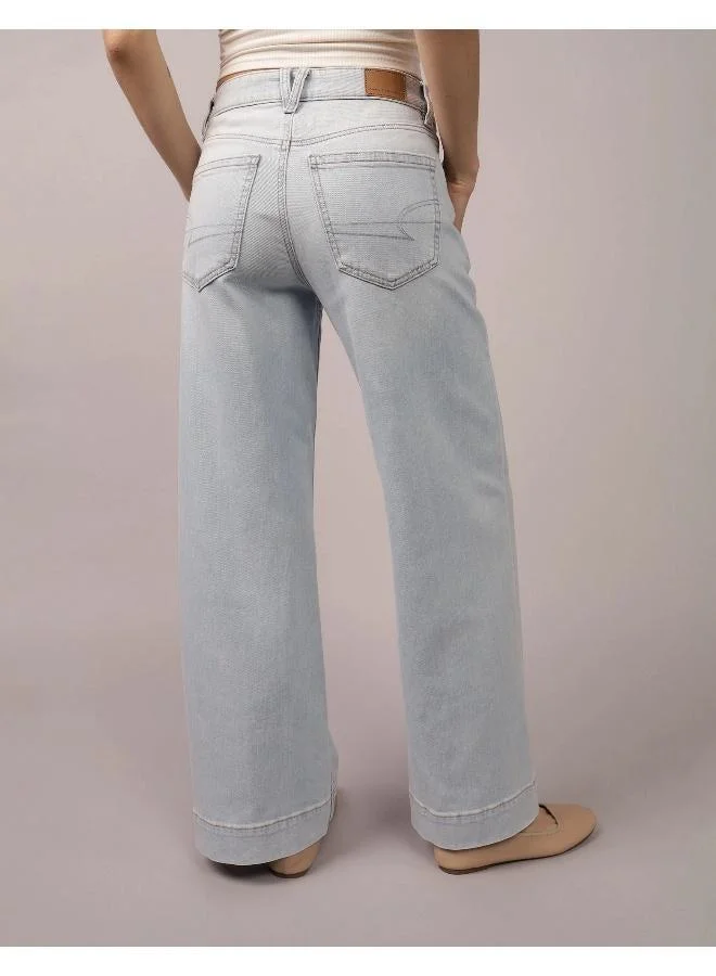 American Eagle AE Dreamy Drapey Stretch Super High-Waisted Baggy Wide-Leg Jean