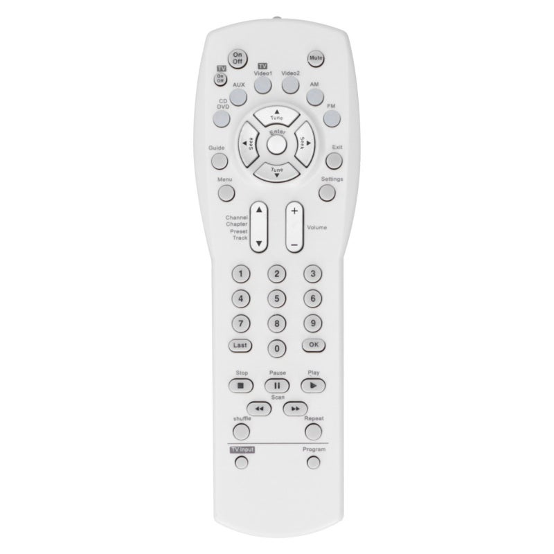 Media Center System Controller White TV Codes Setting For AV 3-2-1 Series - Remote Control Receiver Controller For Media Center System - Image 1