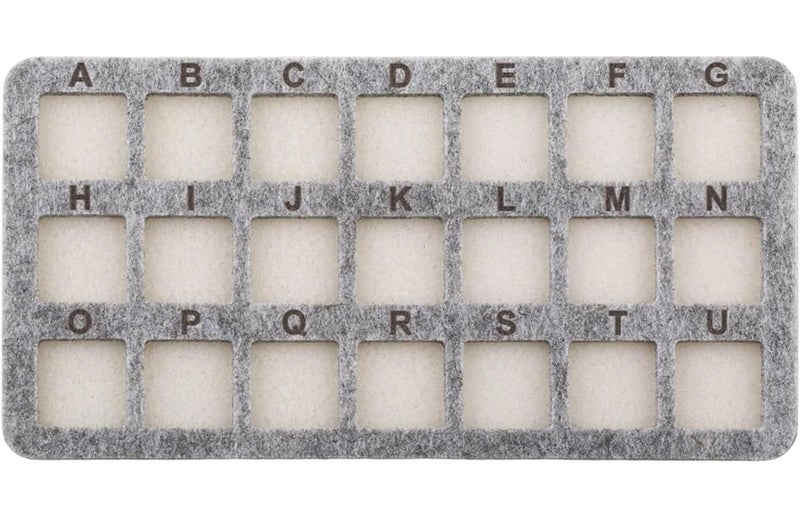 Gray Portable Bead Sorting Mat For Jewelry Making Organizer Craft Pad - Image 1