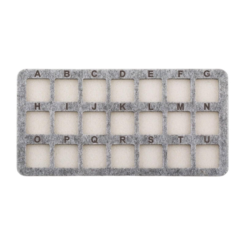 Gray Portable Bead Sorting Mat For Jewelry Making Organizer Craft Pad - Image 2