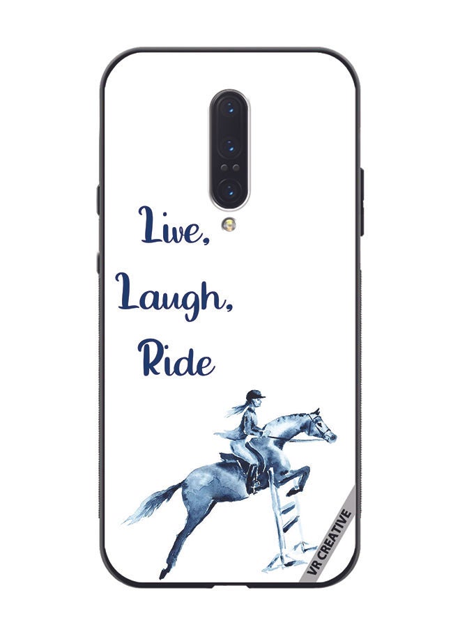 VR CREATIVE Protective Case Cover For OnePlus 7 Pro Horse Design Multicolour - Image 1