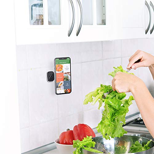 SKYVIK TRUHOLD StickOn Magnetic Mount Mobile or Remote Holder for Car-Bike-Scooter-Home-Kitchen-Office-Desk-(Silver) - Image 5