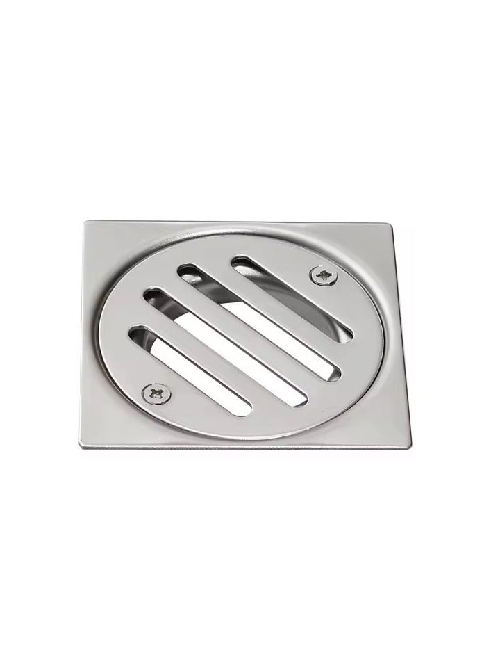 Floor Drain Bathroom Shower Floor Drain Stainless Steel Drain with Lid  - Image 3