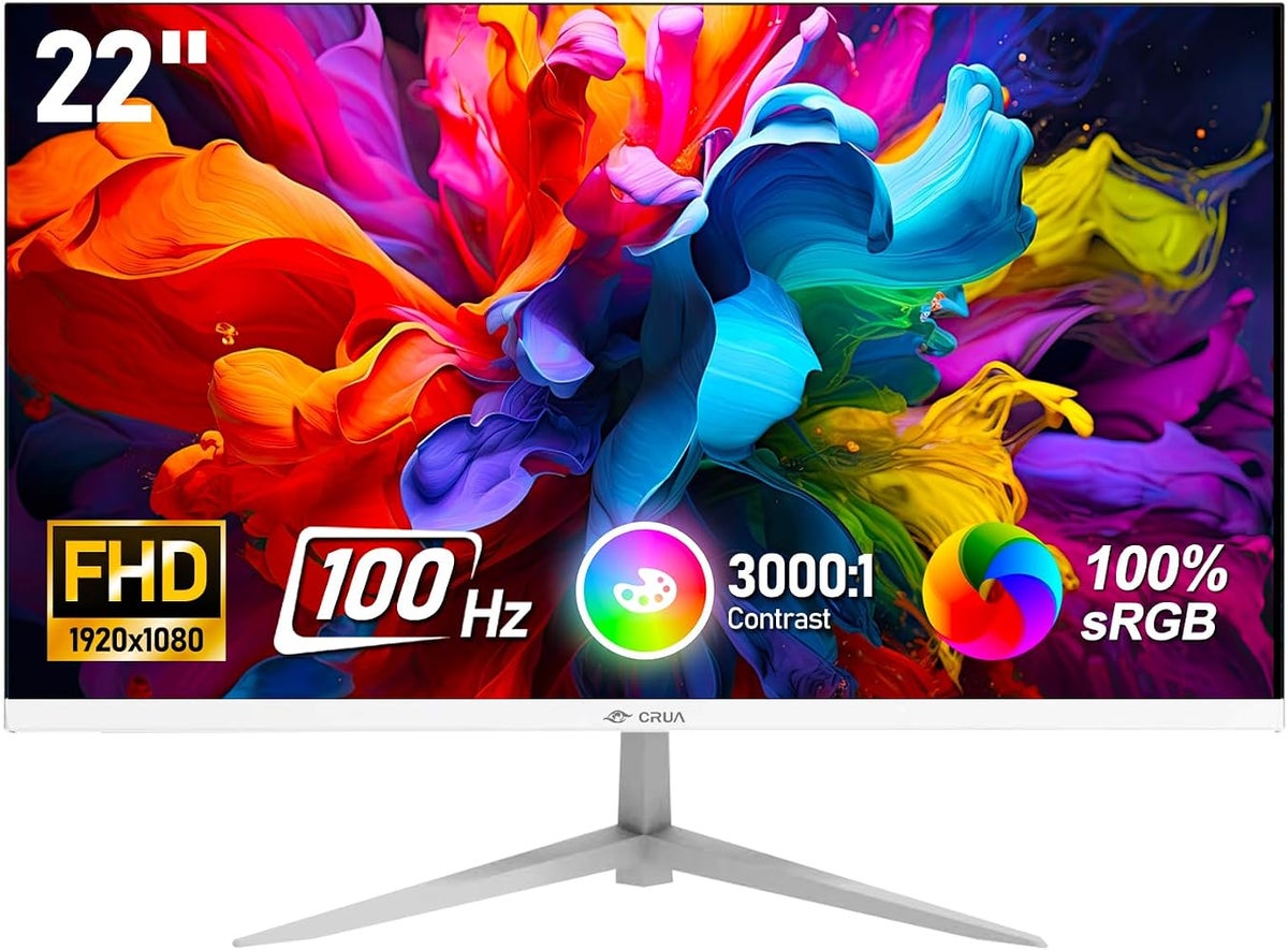 كروا شاشة كروا 22 بوصة مسطحة FHD 1080P 100Hz 0.5ms