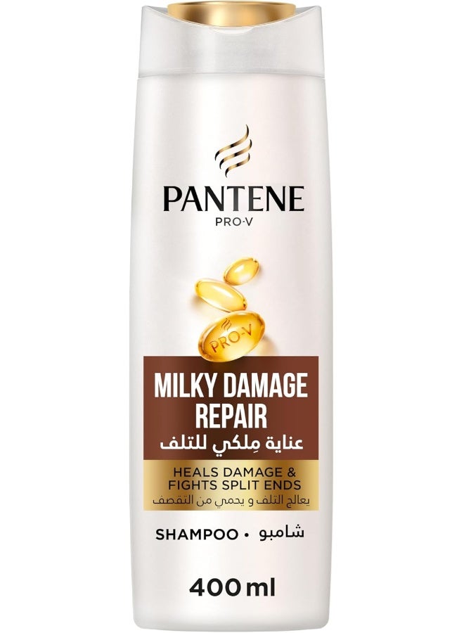 Pantene شامبو بانتين برو-في لإصلاح الأضرار بالحليب 400 مل - Image 1