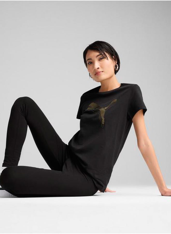 PUMA Essential Logo Metallic T-Shirt  - Image 3