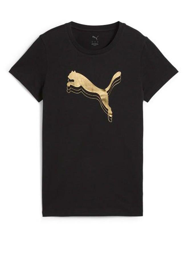 PUMA Essential Logo Metallic T-Shirt - Image 4