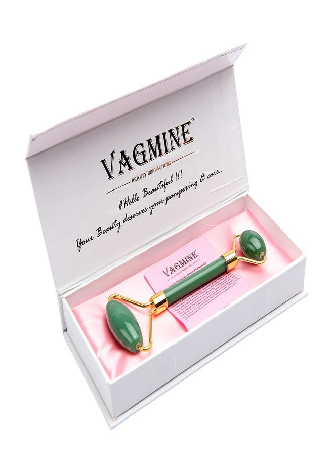 VAGMINE أداة تدليك الوجه من حجر الأفينتورين الأخضر من فاجماين - عززي روتين العناية ببشرتك - Image 2