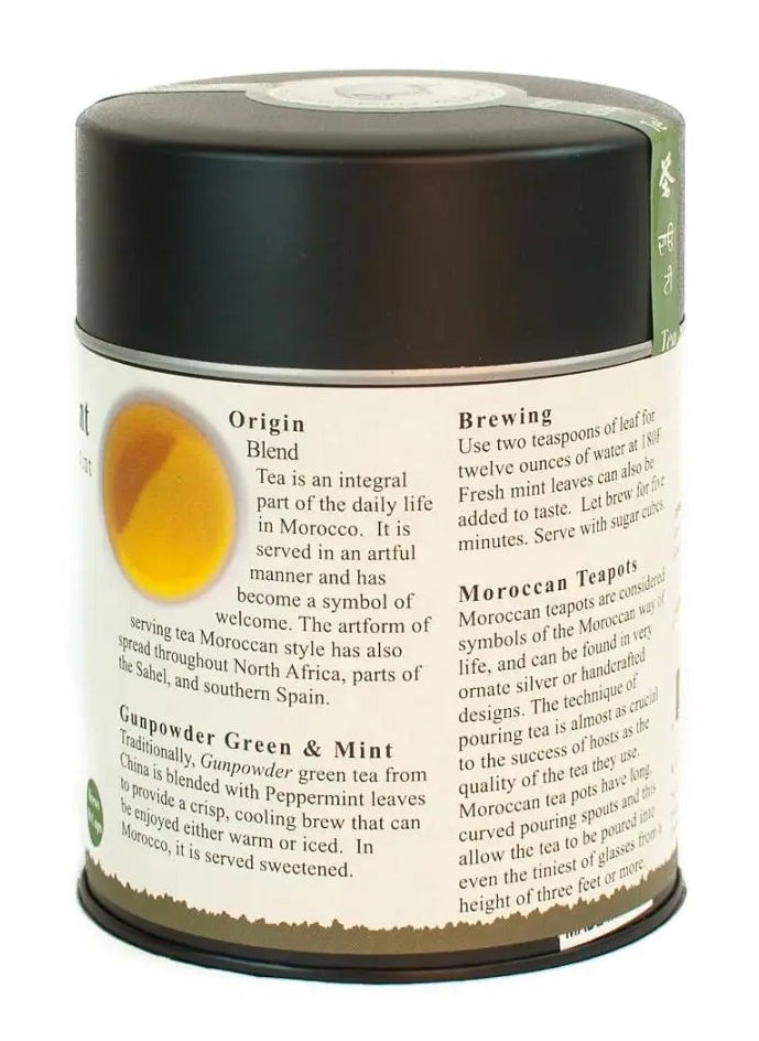 The Tao of Tea 100% Organic Moroccan Mint, Green Tea & Peppermint, 3.5 Ounces  - Image 2