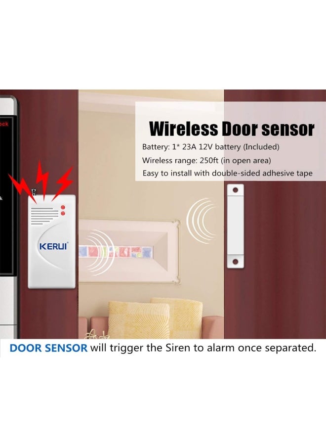 Generic - Kerui Standalone Home Office & Shop Security Alarm System Kit - 110db - Image 1