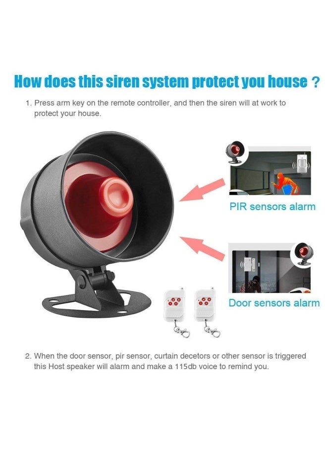Generic - Kerui Standalone Home Office & Shop Security Alarm System Kit - 110db - Image 1