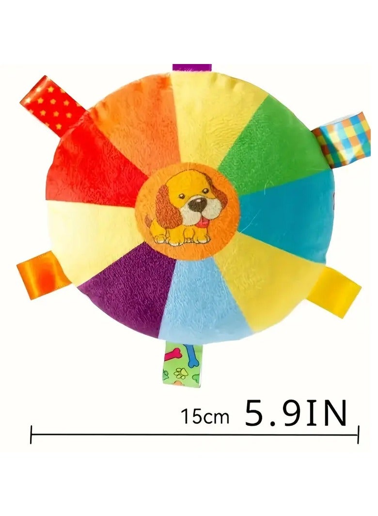 جلوسكي لعبة كلب قرص طائر أفخم تفاعلية مع صوت، لعبة مضغ متينة لجميع سلالات الكلاب، لعبة كلب صرير للتدريب واللعب - Image 3