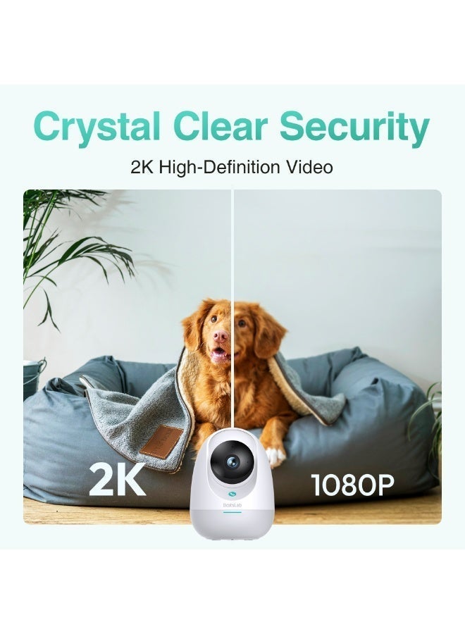 Botslab Smart Indoor Camera 2E C213 , Wi-Fi Connectivity, Human & Motion Detection,Works with Google - Image 2