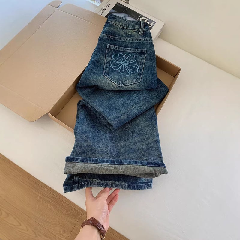 Unisex Casual Daily Denim Jeans - Image 5