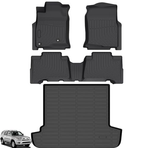 JAOGAUS Floor Mats for Toyota 4Runner 2003-2009(ONLY for 5 Seats), NOT for with 3rd Row Seats, NOT for Sport, Waterproof Duty TPE Cargo Liner, 4th gen 4runner Floor Mats for 4Runner SR5 | Limited - Image 1