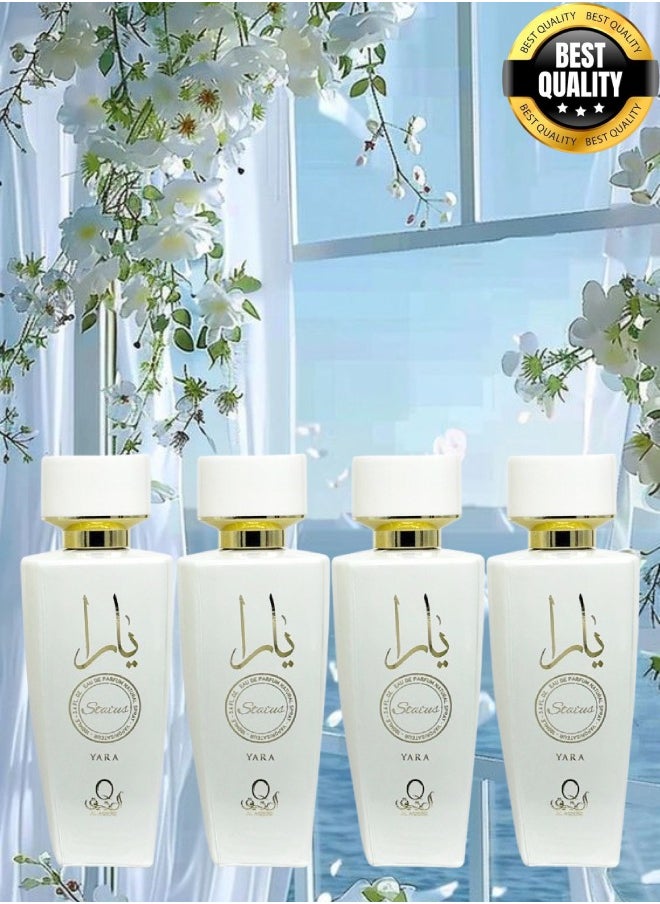 يارا 4 قطع عطر يارا ستاتس العقيق 100 مل  - Image 1