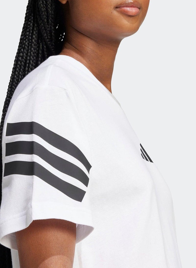 Adidas Future Icons Three Stripes T-Shirt - Image 4