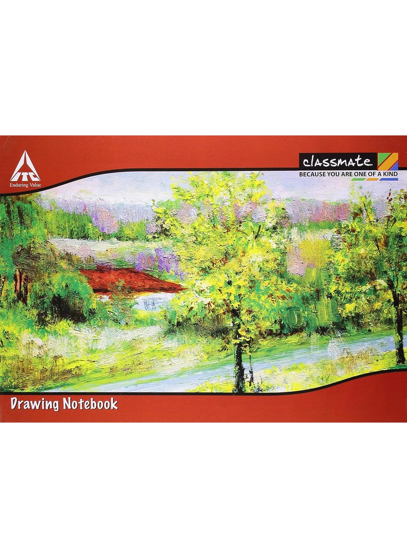 classmate Classmate Acrylic Paper Drawing BookUnruled 36 Pages 210 Mm X 297 Mm Pack of 4  - Image 1