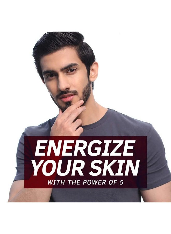 Ustraa - Power Face Wash - 100G - Energize And De-Tan | Dermatologicallyl Tested | Effective Tan Removal | Removes Dead Skin, Brightens Skin, Refresh & Recharge, No Sls, No Paraben - Image 1