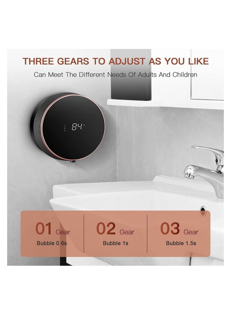 Automatic Soap Dispenser Non-contact Foaming Dispenser with Infrared Sensor Ipx5 Waterproof Class 3 Foam Multi-liquid Use Wall Mounted Easy Installation - Image 3