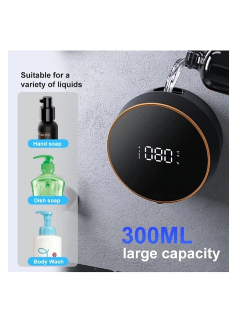 Automatic Soap Dispenser Non-contact Foaming Dispenser with Infrared Sensor Ipx5 Waterproof Class 3 Foam Multi-liquid Use Wall Mounted Easy Installation - Image 1