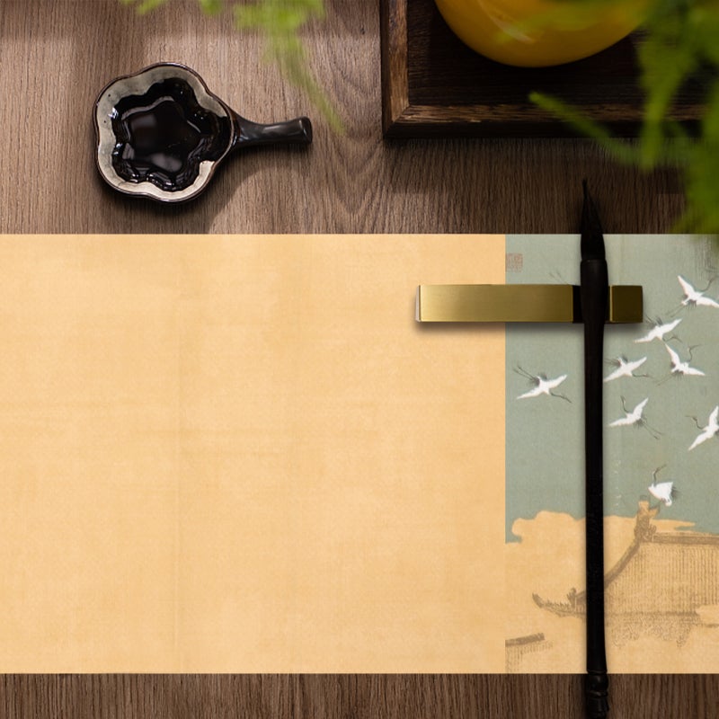 Rice Paper Sheets Water Color Painting For Home Decoration Half Processed Multi Function Calligraphy Papers 5 Sheets - Image 3