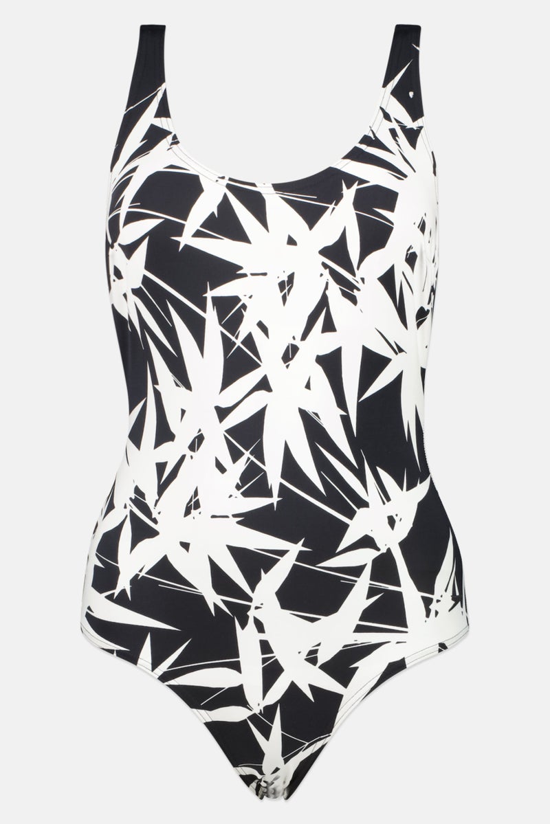 speedo Women Allover Print One Piece Swimsuit, Multicolor - Image 1