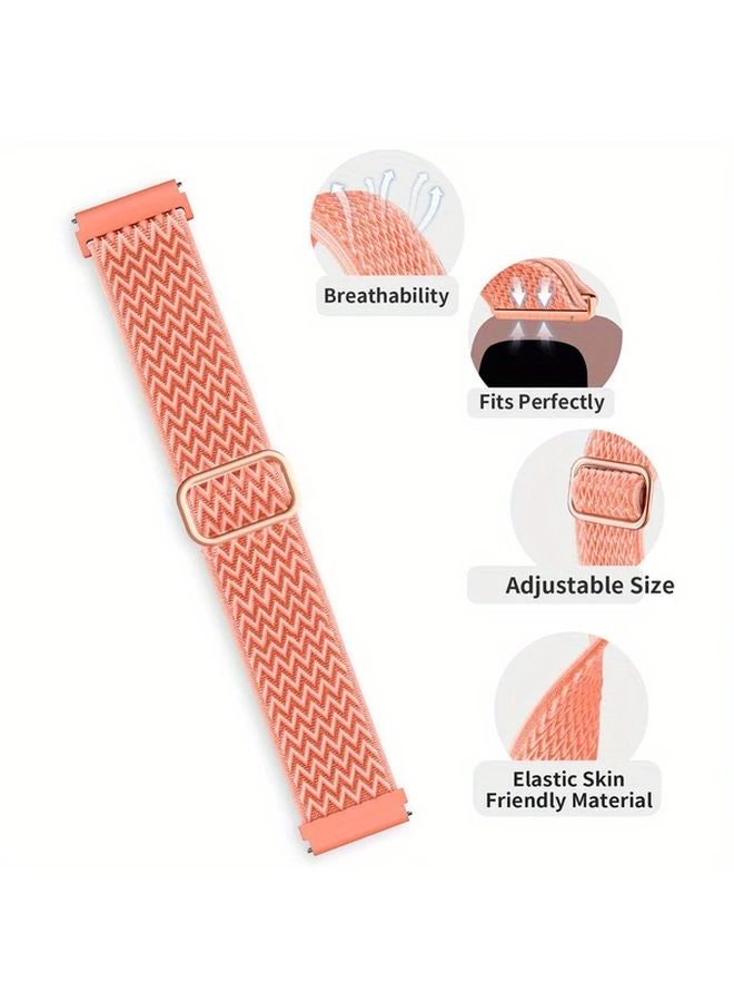 Pine Needle Green Stretchy Nylon Band For Fitbit Versa Versa 2 Versa Lite - Image 5