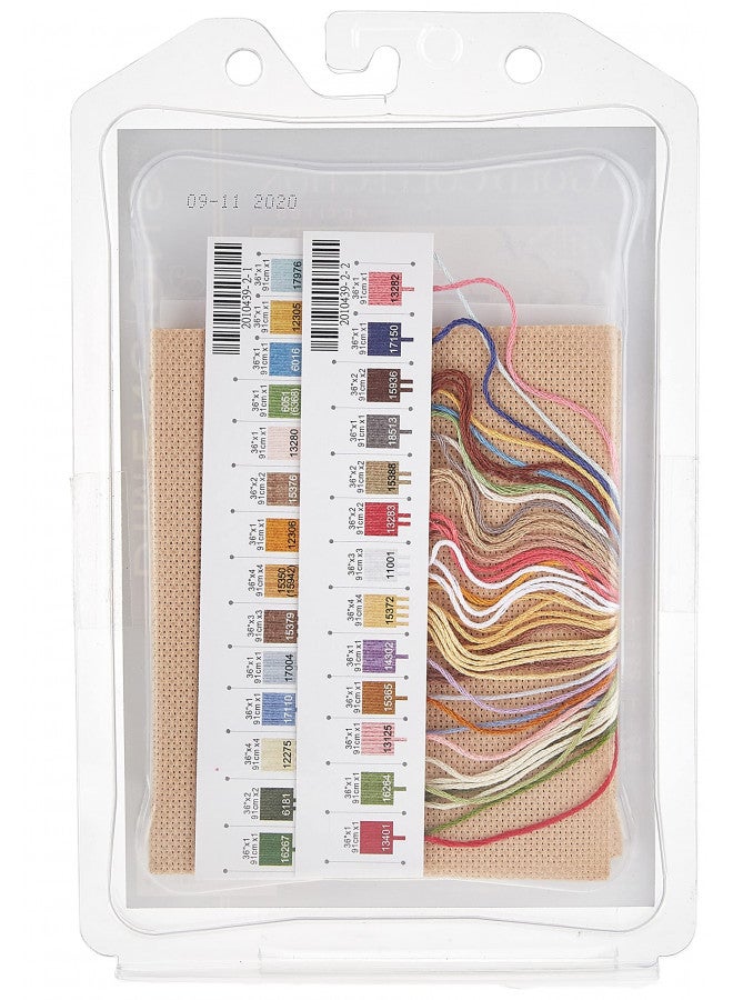 Dimensions Gold Collection Counted Cross Stitch Kit, Treasured Friend Teapot, 18 Count Beige Aida, 6'' x 6'' - Image 2