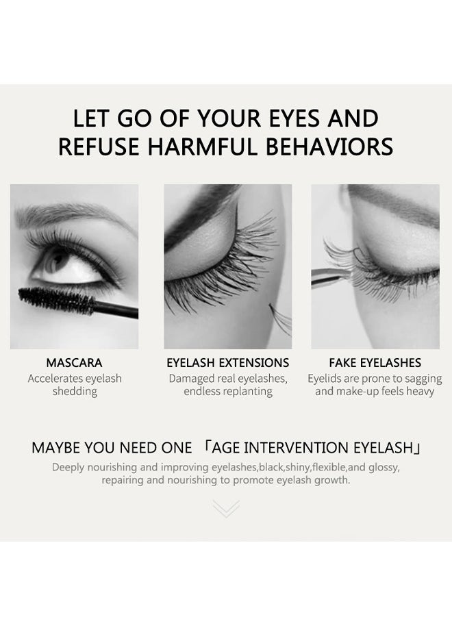 MOIKA - Age intervention eyelash - Eyelash Growth Essence Fuller And Longer Looking Lashes Lash Enhancing Serum For Natural Lashes Or Lash Extensions & Brows, Vegan & Cruelty-free 4ml - Image 1