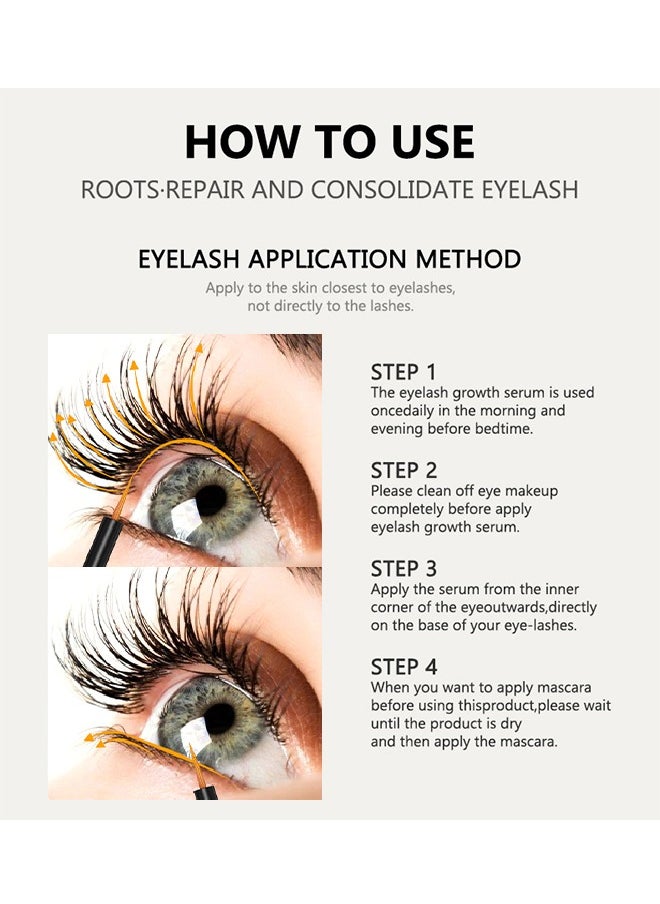 MOIKA - Age intervention eyelash - Eyelash Growth Essence Fuller And Longer Looking Lashes Lash Enhancing Serum For Natural Lashes Or Lash Extensions & Brows, Vegan & Cruelty-free 4ml - Image 1