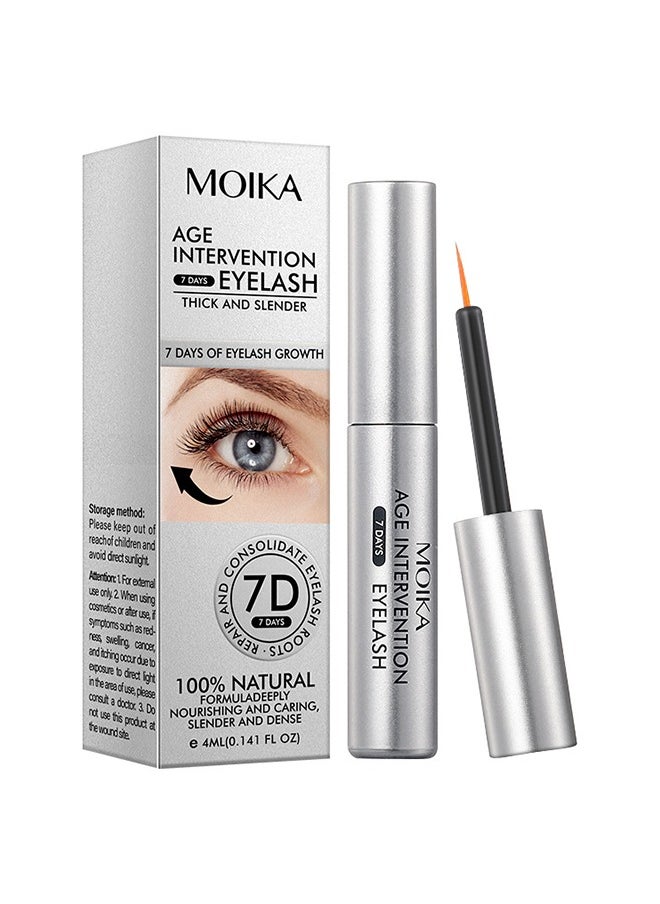 MOIKA - Age intervention eyelash - Eyelash Growth Essence Fuller And Longer Looking Lashes Lash Enhancing Serum For Natural Lashes Or Lash Extensions & Brows, Vegan & Cruelty-free 4ml - Image 1